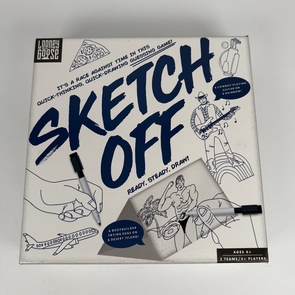 Sketch Off Game Ready, Steady, Draw! by Looney Goose- SEALED!‎